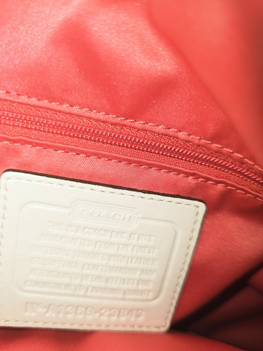 Coach Poppy Sequin Small Tote #23843 - Picture 11 of 12